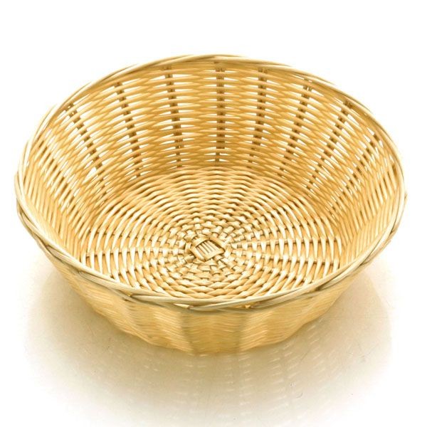 Image - Zodiac Poly Rattan Round Basket, 21.5cm