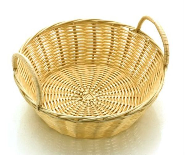 Image - Sunnex Poly Rattan Basket with Handles, 20cm/8in