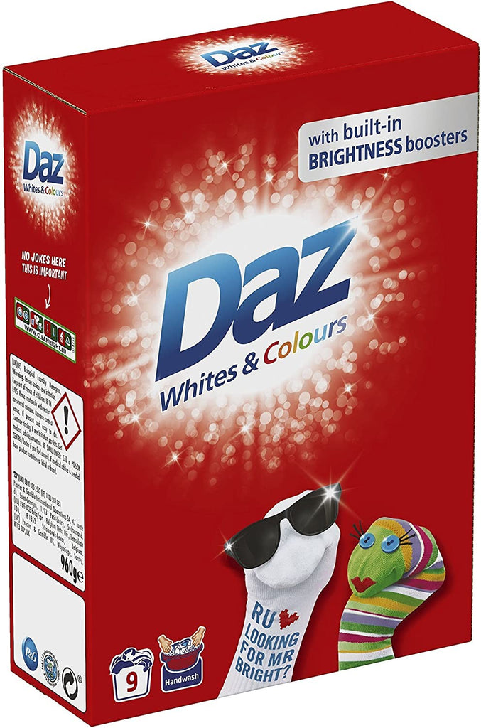 Image - Daz Washing Powder with Built-In Brightness Boosters, 960g, 9 Wash
