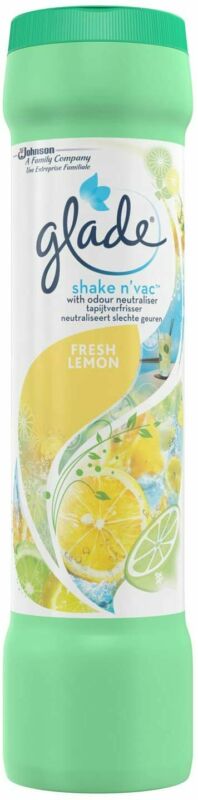 Image - Glade Shake n' Vac Air Freshener, 500g, Fresh Lemon Scent, Green