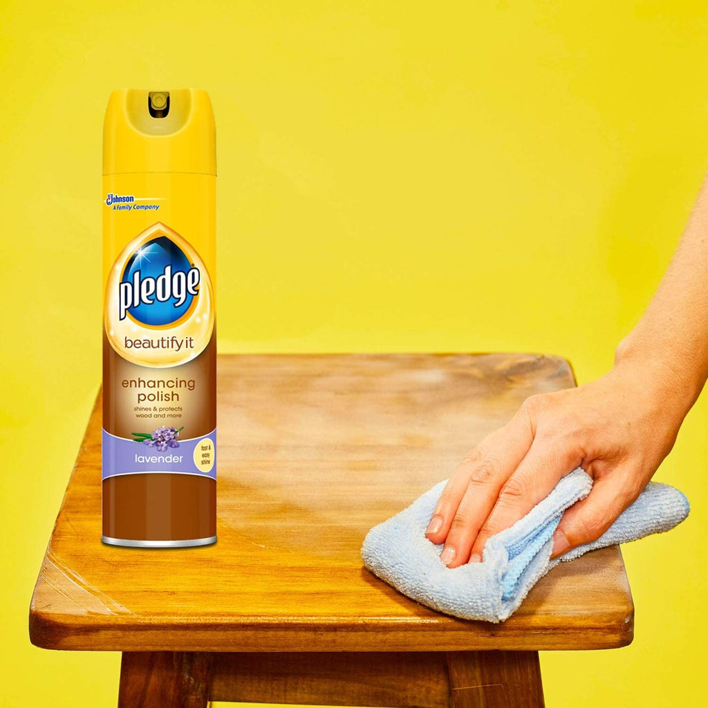 Image - Pledge Beautify It Enhancing Polish Spray Cleaner, 250ml, Lavender Scent, Yellow