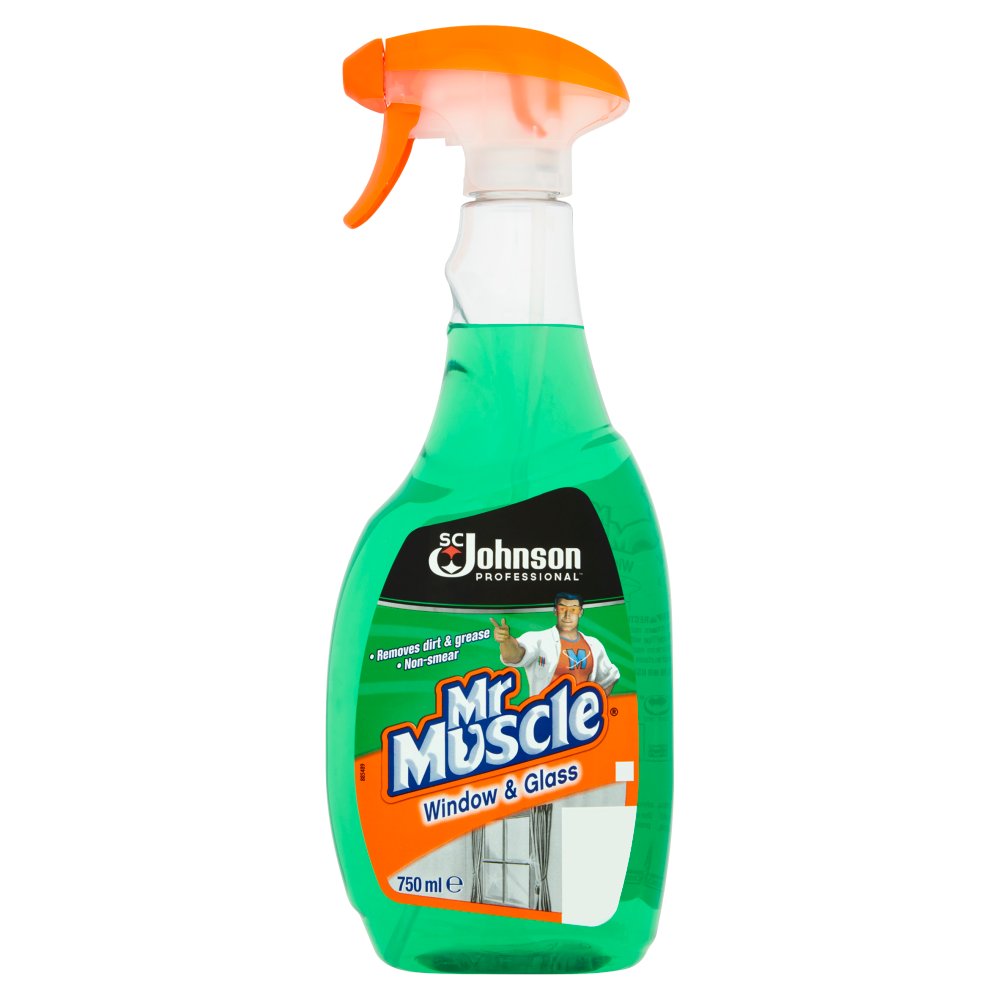 Image - Mr Muscle Window & Glass Spray, 750ml, Green