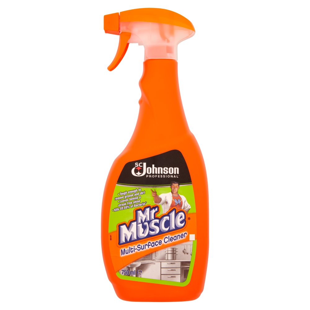 Image - Mr Muscle Multi Surface Cleaner Spray, 750ml, Orange