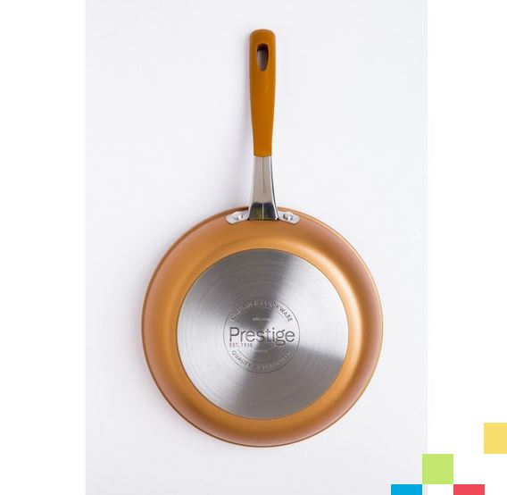 Image - Prestige Prism Non Stick Frying Pan, 20cm, Copper