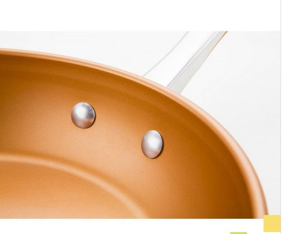 Image - Prestige Prism Non Stick Frying Pan, 20cm, Copper