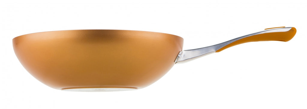 Image - Prestige Prism Non Stick Stirfry Pan, 28cm, Copper