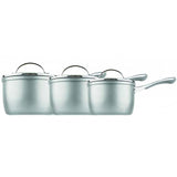 Image - Prestige Prism Non Stick 3 Piece Cookware Set, Silver