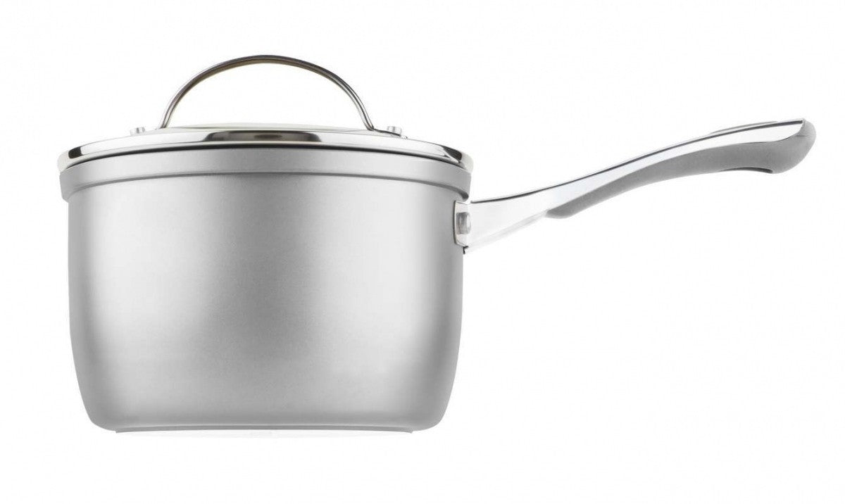 Image - Prestige Prism Non Stick 3 Piece Cookware Set, Silver