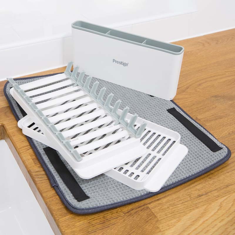Image - Prestige Kitchen Hacks Space Saving Dish Drainer