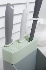 Image - Prestige Kitchen Hacks Knife and Utensil Station, Grey