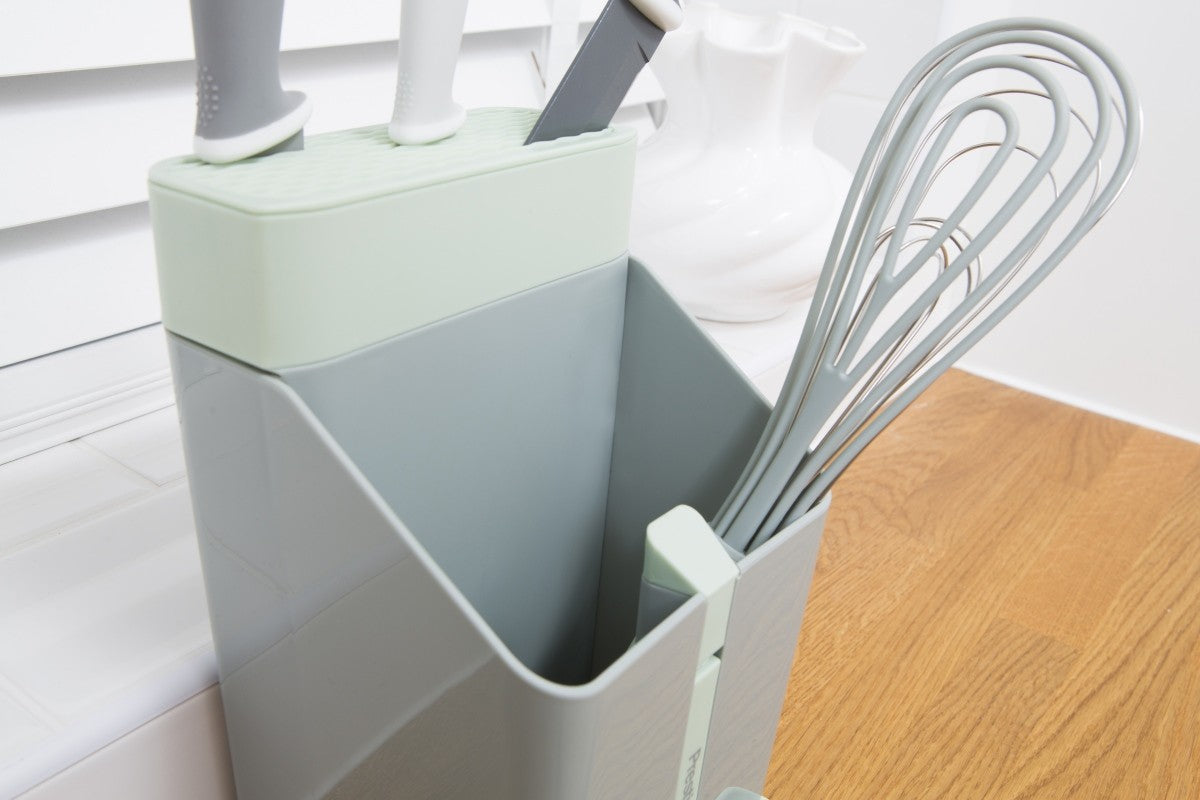 Image - Prestige Kitchen Hacks Knife and Utensil Station, Grey