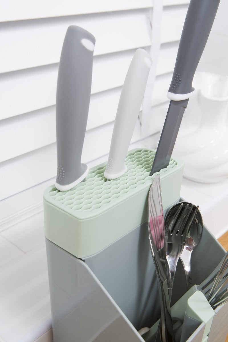 Image - Prestige Kitchen Hacks Knife and Utensil Station, Grey