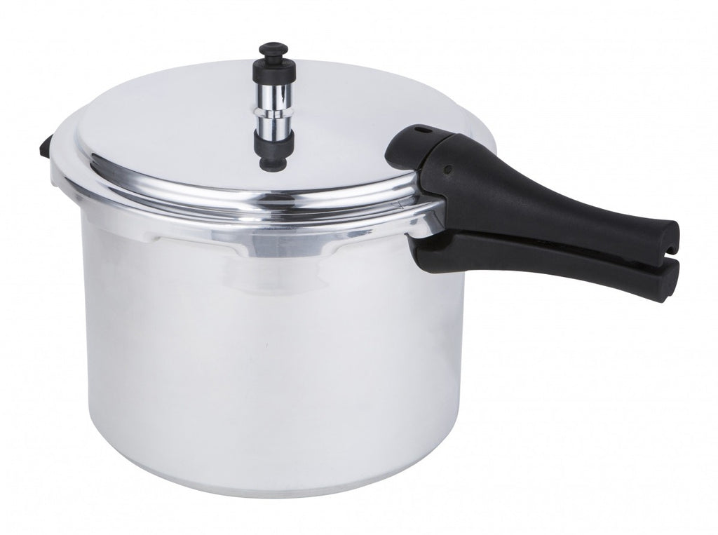Image - Prestige Aluminium Sleek and Simple Pressure Cooker with Steamer, 8L