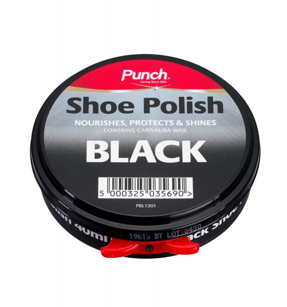 Image - Punch Shoe Polish, 40ml, Black