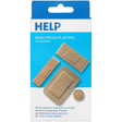 Image - Help Washproof Plaster, 40pcs, Brown
