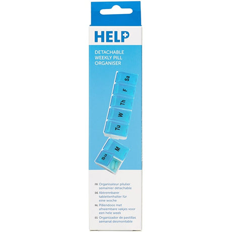 Image - Help Seven Day Pill Organiser