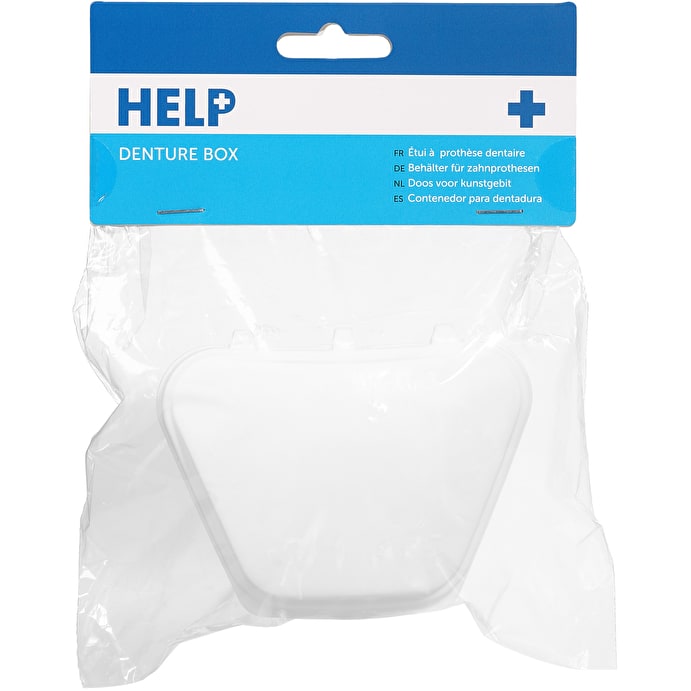 Image - Help Denture Box, White