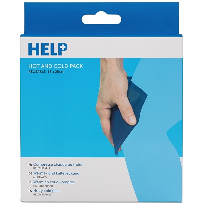 Image - Help Hot and Cold Pack, 12 x 25cm, Blue