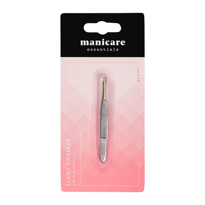 Image - Manicare Gold Plated Slant Tweezer