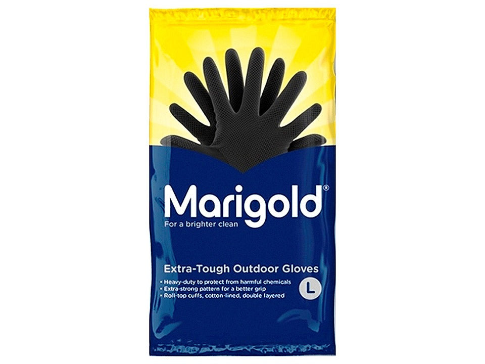 Image - Marigold Extra Tough Outdoor Gloves, Large, Black