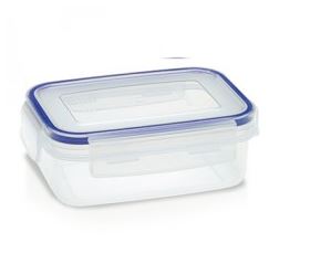 Image - Addis Clip & Close Rectangular Containers, 450ml, Clear