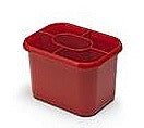 Image - Addis Classic Cutlery Drainer, Red