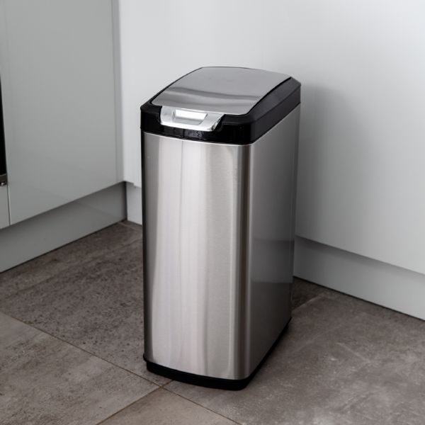 Image - Addis 30L Touch Top Stainless Steel Bin
