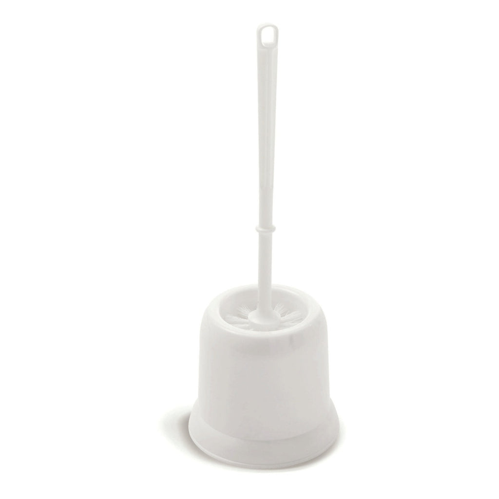 Image - Addis Round Toilet Brush, 44cm, White