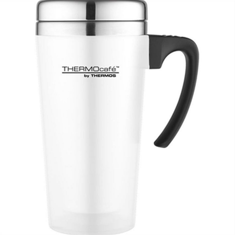 Image - ThermoCafe Soft Touch Travel Mug, 420ml, White
