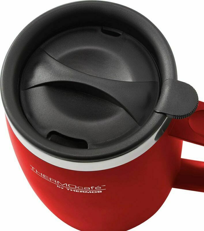 Image - Thermos THERMOcafe Soft Touch Desk Mug, 450ml, Red