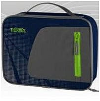 Image - Thermos Radiance Zip Rectangular Insulated Lunch Kit, 26cm, Navy Blue