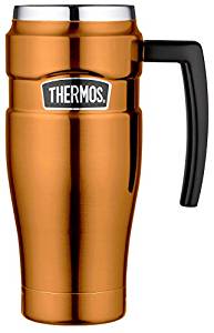 Image - Genuine Thermos Brand Stainless King Travel Mug, 470ml, Copper