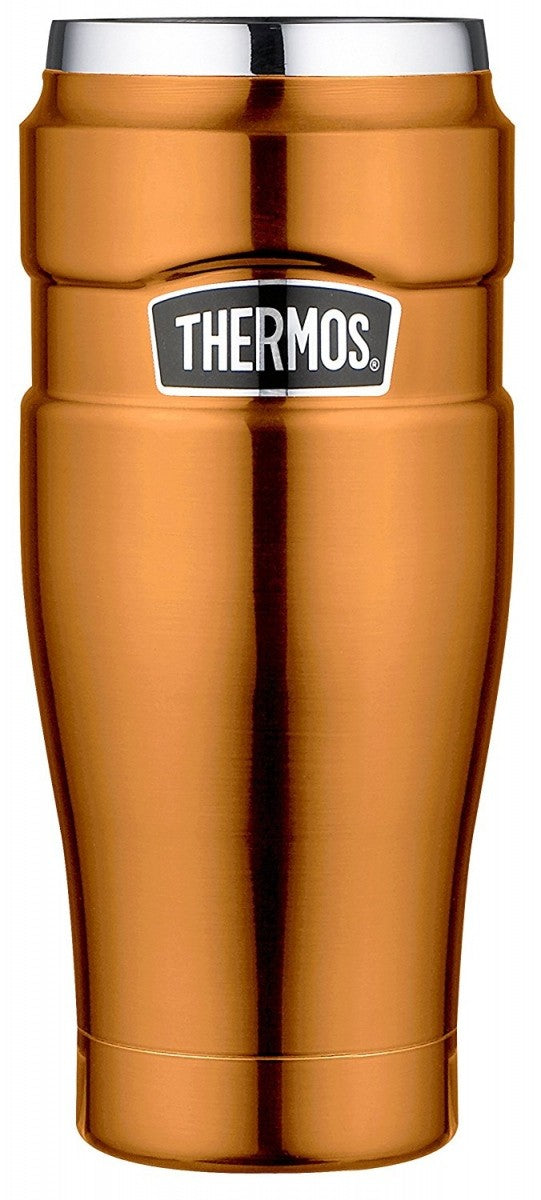 Genuine Thermos Brand Stainless Steel Double Wall Food Flask, 470ml, Gun  Metal