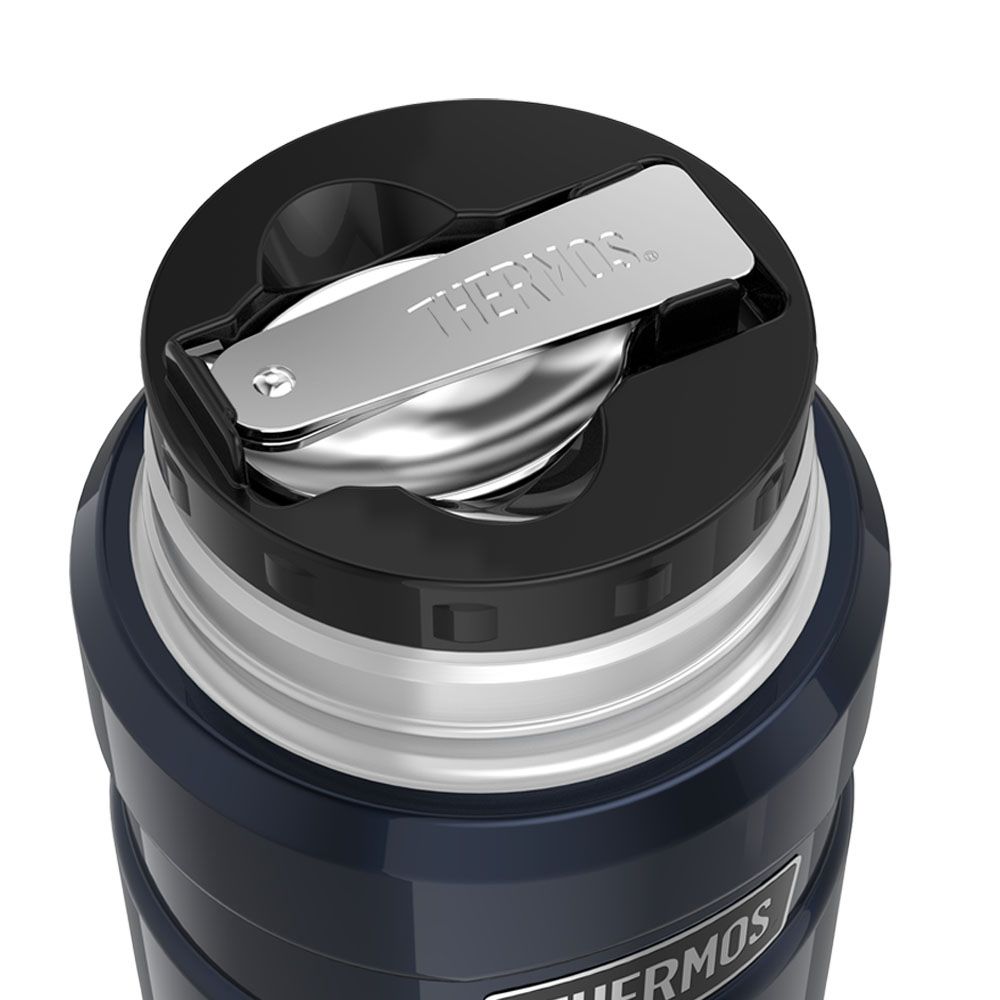 Image - Thermos Stainless Steel King Food Flask, 470ml, Mid-Night Blue