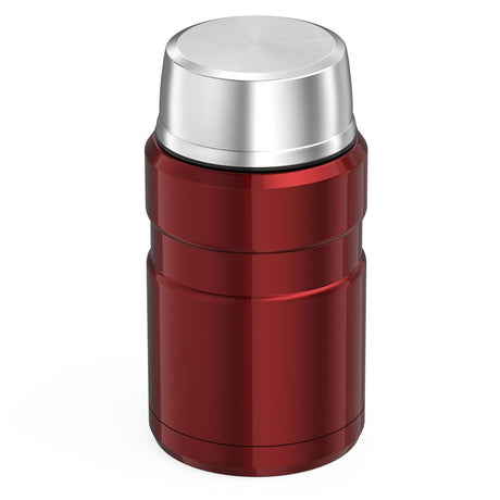 Image - Thermos King Double Walled Insulated Flask, Red, 0.47L