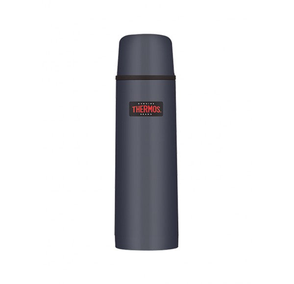 Image - Thermos Double Walled Vacuum Insulated Flask, Black, 1L