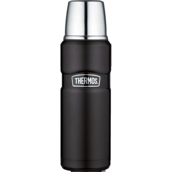 Image - Thermos Stainless Steel King Flask, 470ml, Matt Black