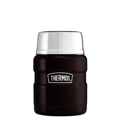 Image - Thermos Stainless Steel King Food Flask, 470ml, Matt Black