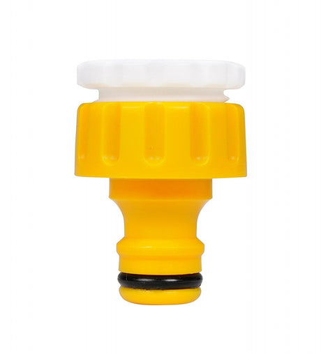 Image - Hozelock Threaded Tap Connector, Yellow