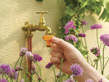 Image - Hozelock Threaded Tap Connector, Yellow