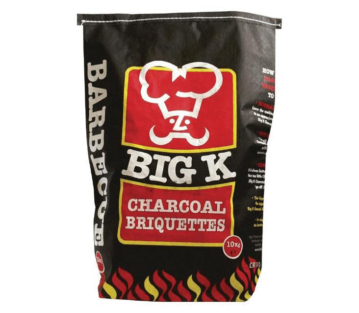 Image - Big K Charcoal Briquettes, 10kg, Black
