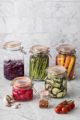 Image - Kilner Clip Top Square Jar 0.5 Litre