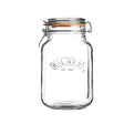 Image - Kilner Clip Top Square Jar 1.5 Litre