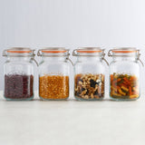 Image - Kilner Clip Top Square Jar 1.5 Litre