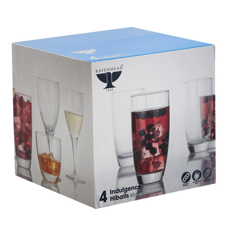 Image - Ravenhead Indulgence Set Of 4 Hiball Glasses 45cl