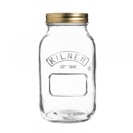 Image - Kilner Preserve Jar, 1 Litre, Transparent