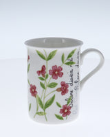 Image - Rayware Botanical Fine Bone China Mugs, Assorted