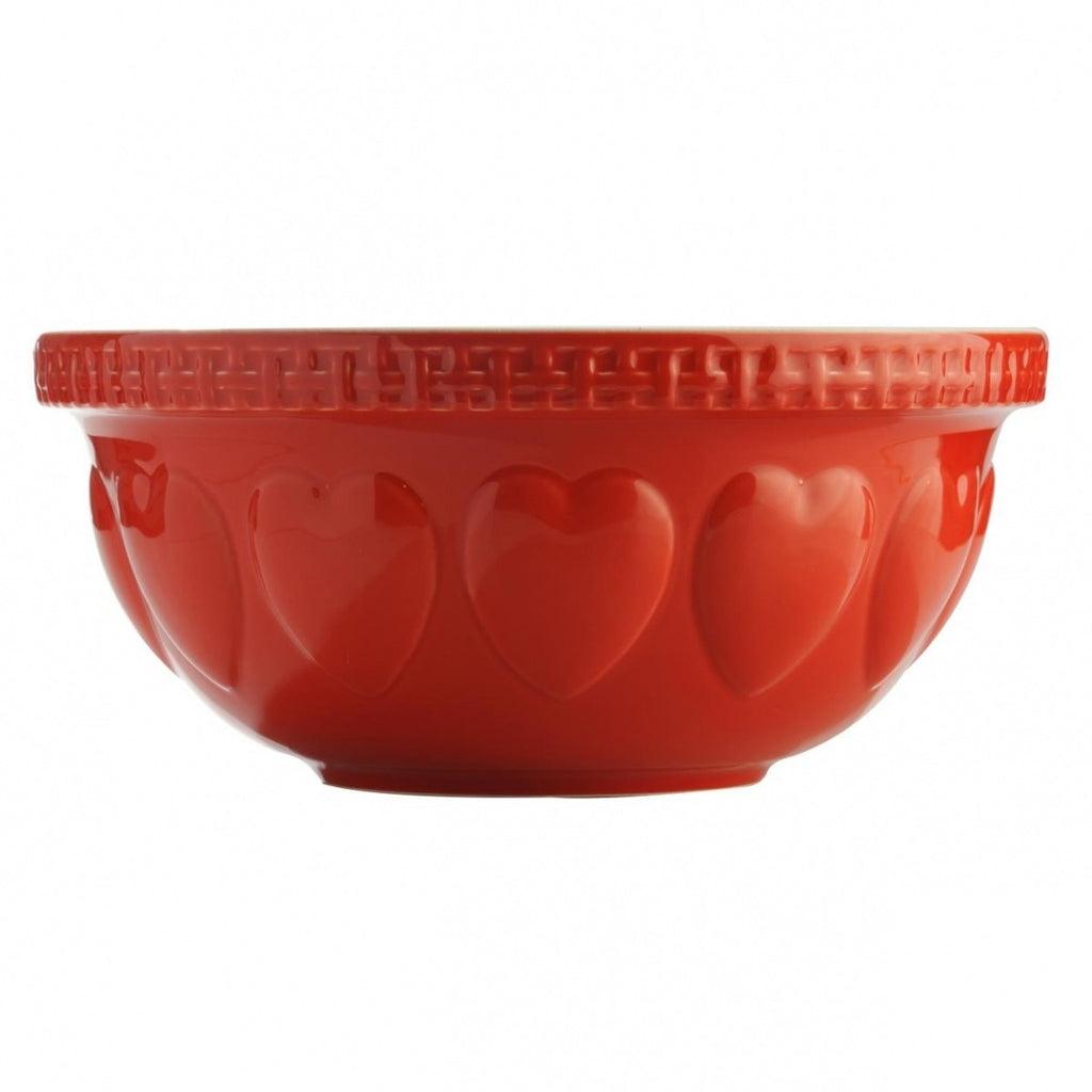 Image - Mason Cash Hearts S12 Red Mixing Bowl 29cm