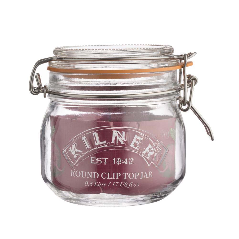 Kilner Clip Top Round Jar, 0.5L