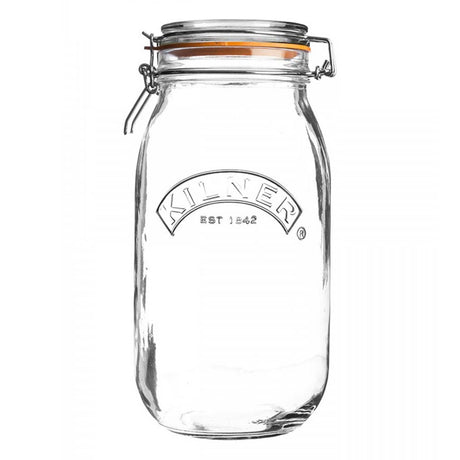 Image - Kilner Clip Top Round Jar 1.5 Litre